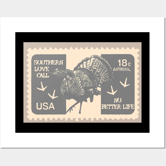 Turkey postage stamp001 Wall Art by Padgination's Creations